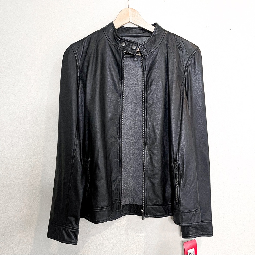 Saucony NWT leather jacket, limited edition Saucony Select women’s jacket, XL